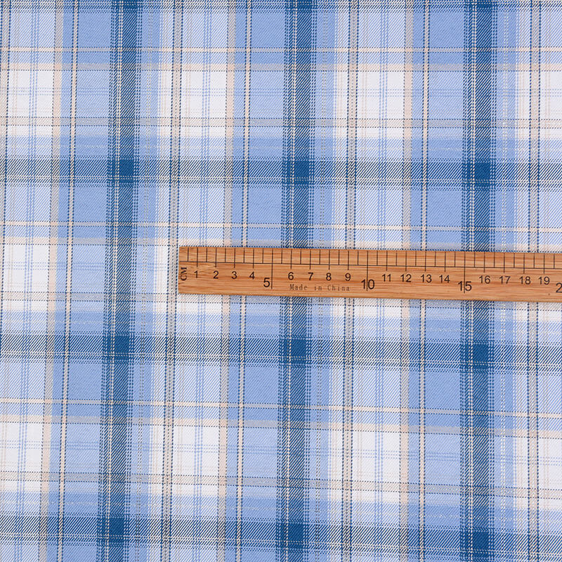 Plaid Yarn Dyed Poplin Fabric for Suit Wholesale Supplier 8